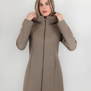 CAPPOTTINO TECNICO FANGO CON CAPPUCCIO