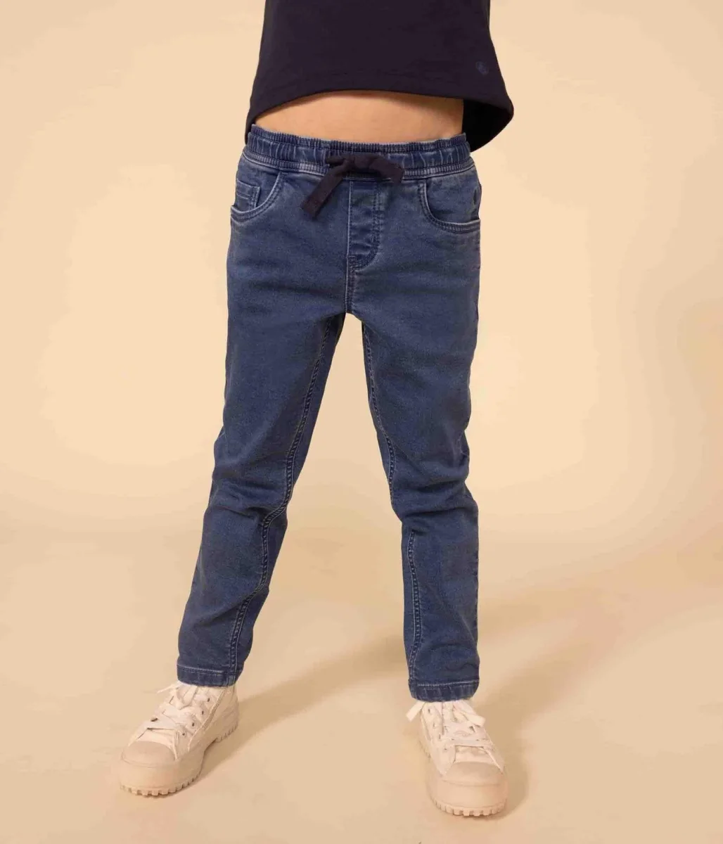 PANTALONE REGULAR BAMBINO IN DENIM - immagine 4