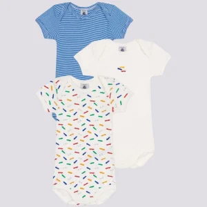 CONFEZIONE DA 3 BODY SKATE IN COTONE PER NEONATI