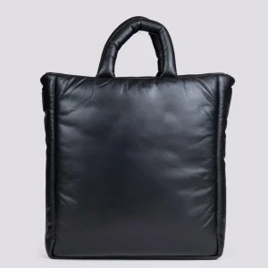 BORSA IN PELLE IMBOTTITA NERA