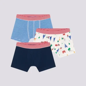 CONFEZIONE DA 3 BOXER PARIGI IN COTONE BAMBINO
