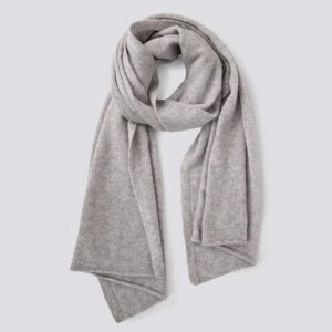Sciarpa in cachemire grigio