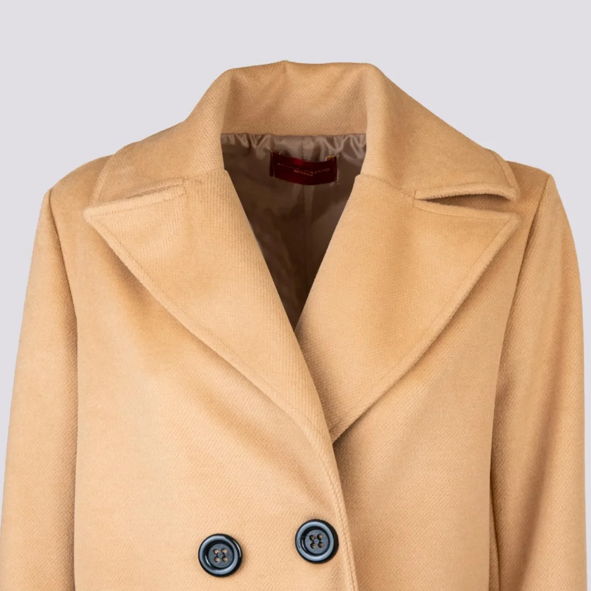 PEACOAT DOPPIOPETTO OVERSIZE CAMMELLO - immagine 8