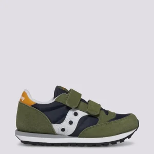 Jazz Original Saucony Olive/Navy/Gold bambino