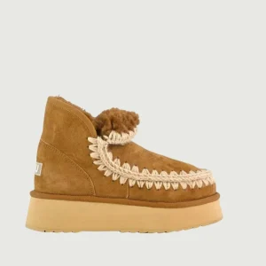 MINI ESKIMO 18 PLATFORM BOOT COGNAC