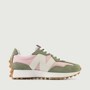 SNEAKER NEW BALANCE 327 OLIVA E ROSA