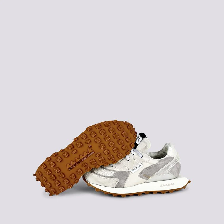 Sneaker Run Of BODRUM Finch GHIACCIO E TORTORA - immagine 6