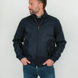 GIACCA BLU MELTON G9