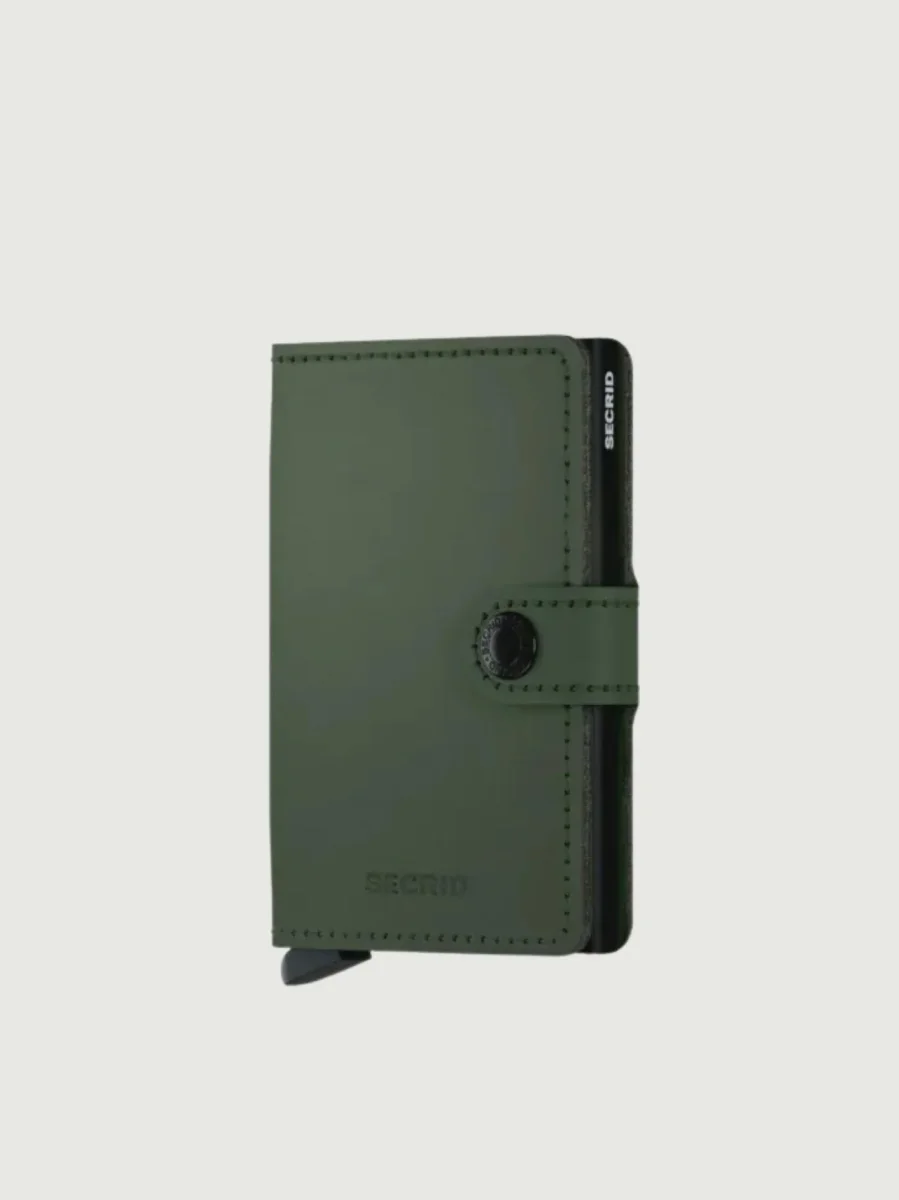 MINIWALLET MATTE GREEN BLACK