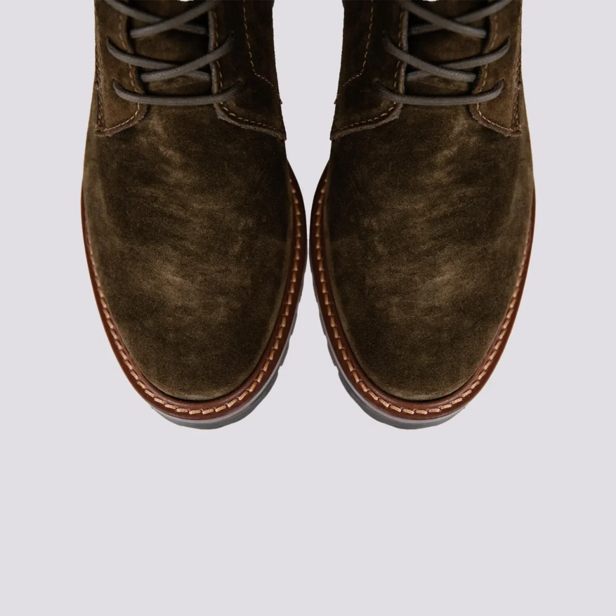 ANFIBIO CON LACCI IN CAMOSCIO VERDE - immagine 5