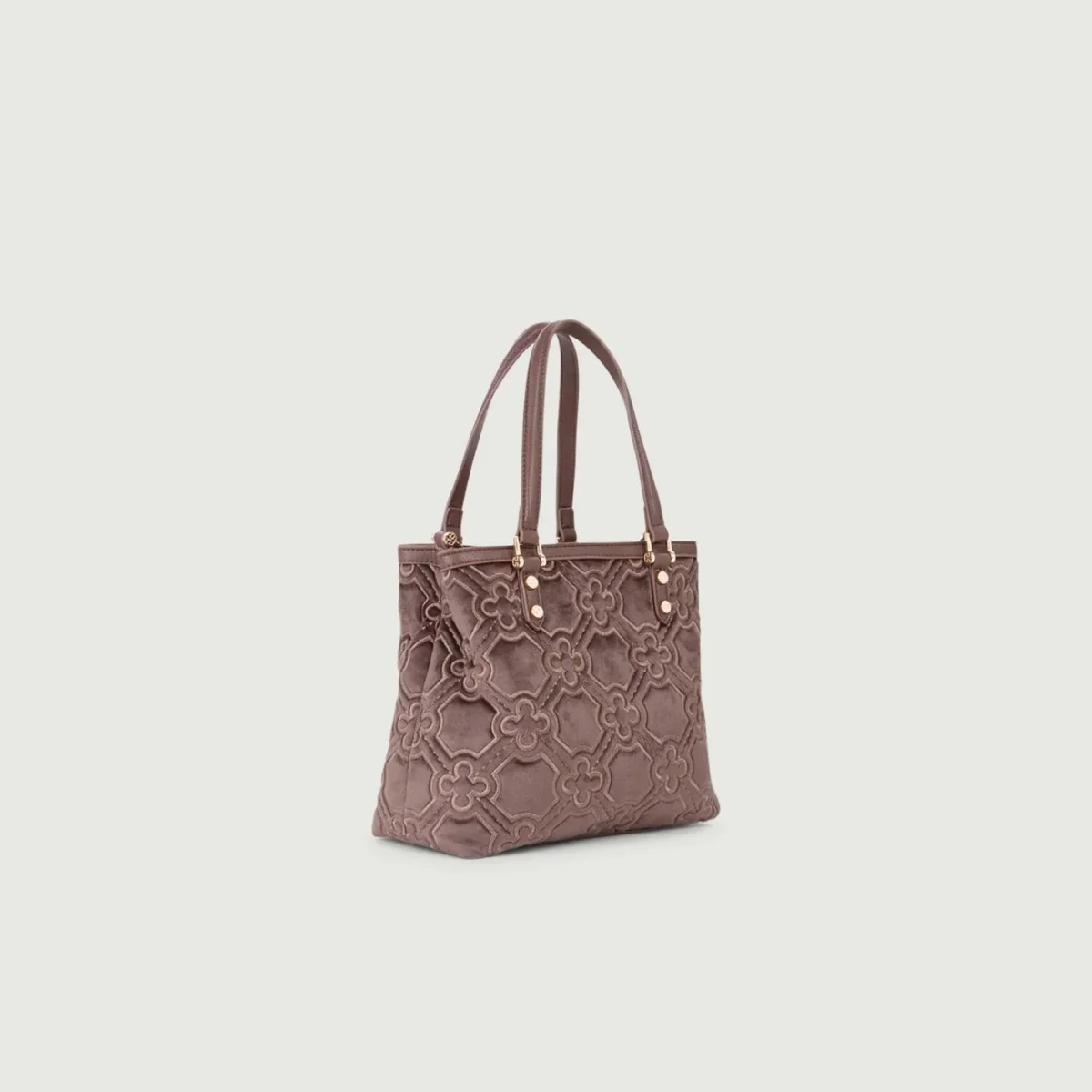 BORSA A MANO CON TRACOLLA CATE TAUPE - immagine 3