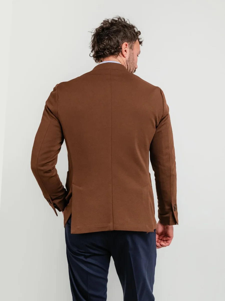 BLAZER MONOPETTO CAFFE - immagine 4