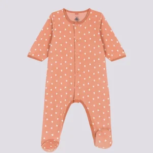 PIGIAMA BEBÈ IN CINIGLIA con piccoli cuori