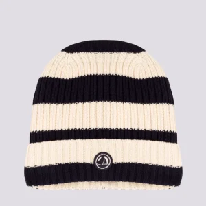 BERRETTO IN MAGLIA A RIGHE E FODERA IN PILE