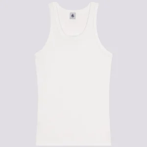 CANOTTA BIANCA  ICONICA IN COTONE DONNA