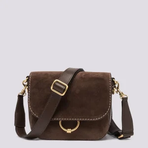 BORSA tracolla Meg In suede testa moro