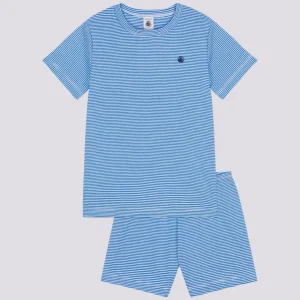 PIGIAMA SHORT BAMBINO IN COTONE RIGATO