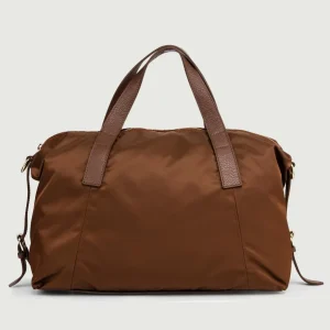SHOPPER CARRY IN NYLON MARRONE
