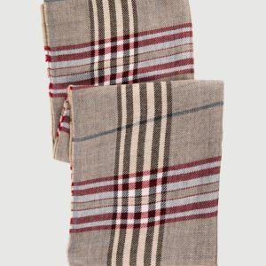 SCIARPA MOTIVO CHECK CAMMELLO