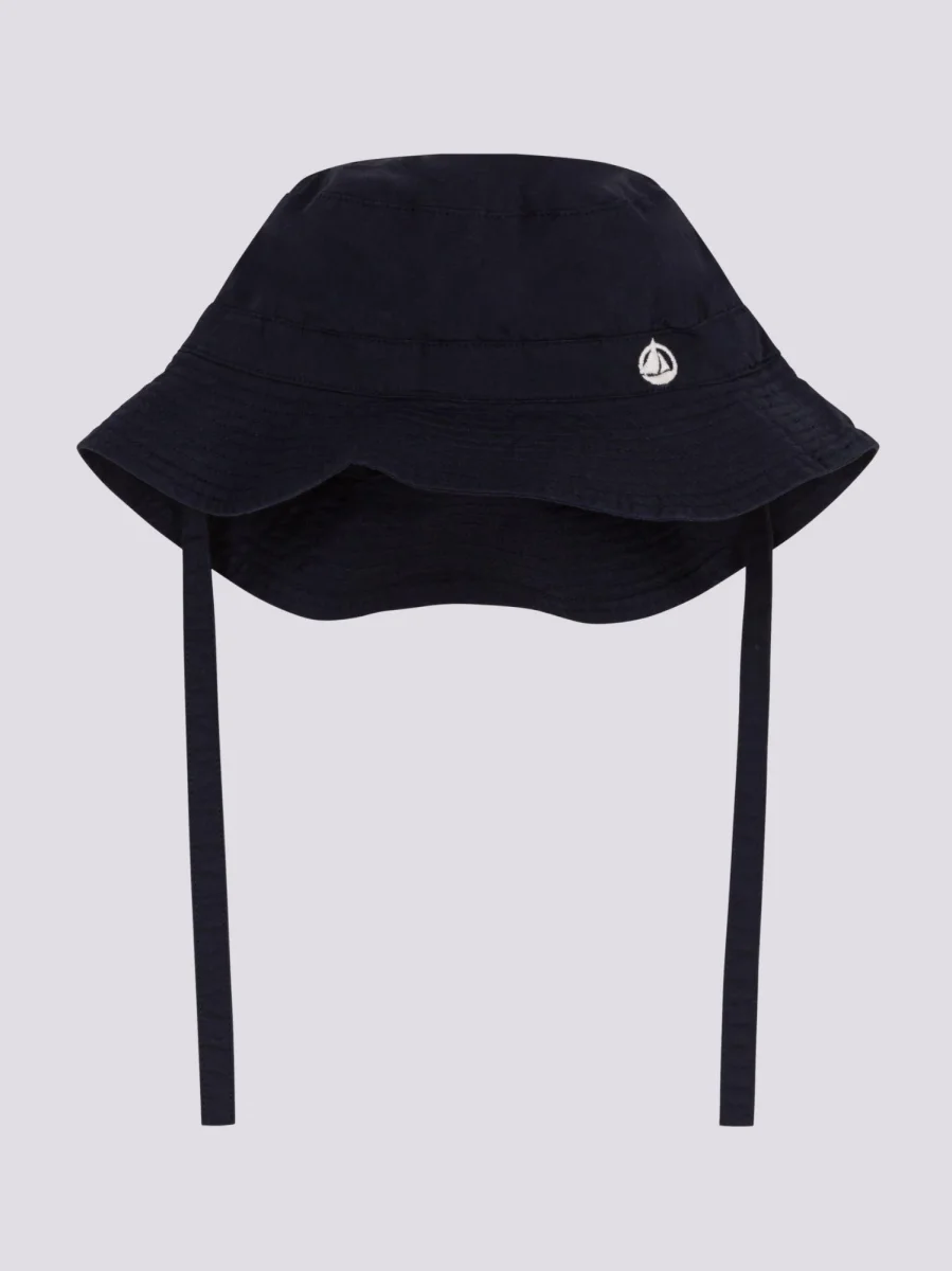 CAPPELLINO BOB BEBÈ IN TWILL Blu