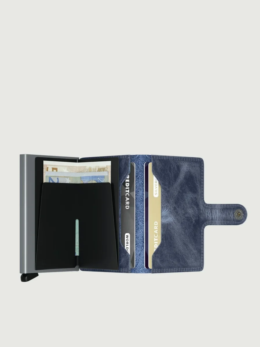 MINIWALLET VINTAGE BLUE - immagine 3