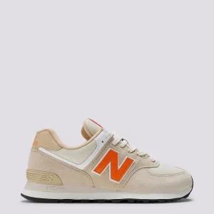 Sneaker 574 beige arancio