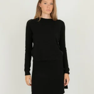 MAGLIA GIROCOLLO NERA