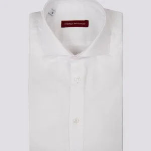 CAMICIA BIANCA IN COTONE REGULAR FIT