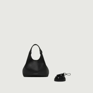 Borsa a spalla Dua color nero-castoro