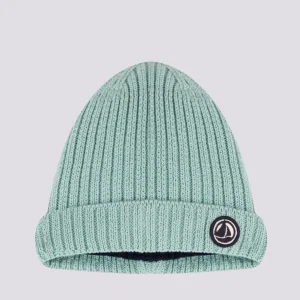 BERRETTO VERDE IN MAGLIA FODERATO IN PILE