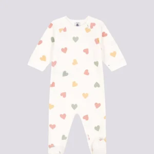 PIGIAMA BEBÈ IN CINIGLIA A CUORI MULTICOLORI