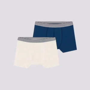 CONFEZIONE DA 2 BOXER RAGAZZO IN COTONE ED ELASTAM