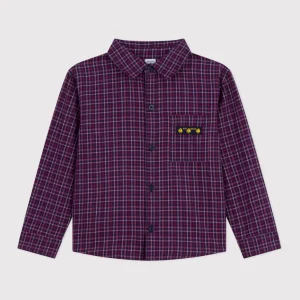 Camicia in flanella a quadri bambino