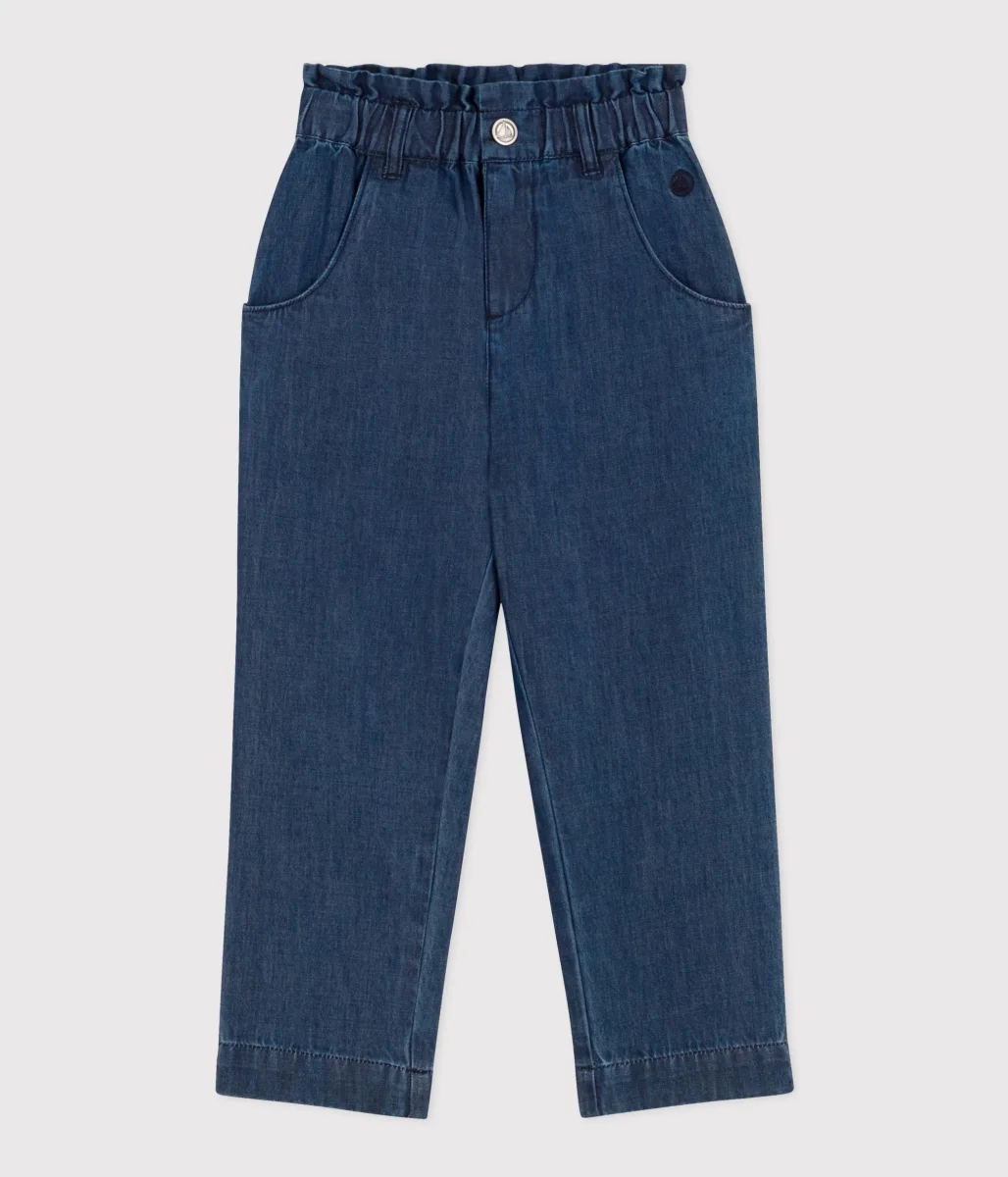 PANTALONI DRITTI IN DENIM LEGGERO BAMBINA - immagine 7