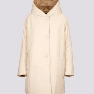 IMPERMEABILE REVERSIBILE  WATER REPELLENT BEIGE E TORTORA