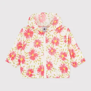 Giacca a vento anti-UV con stampa floreale