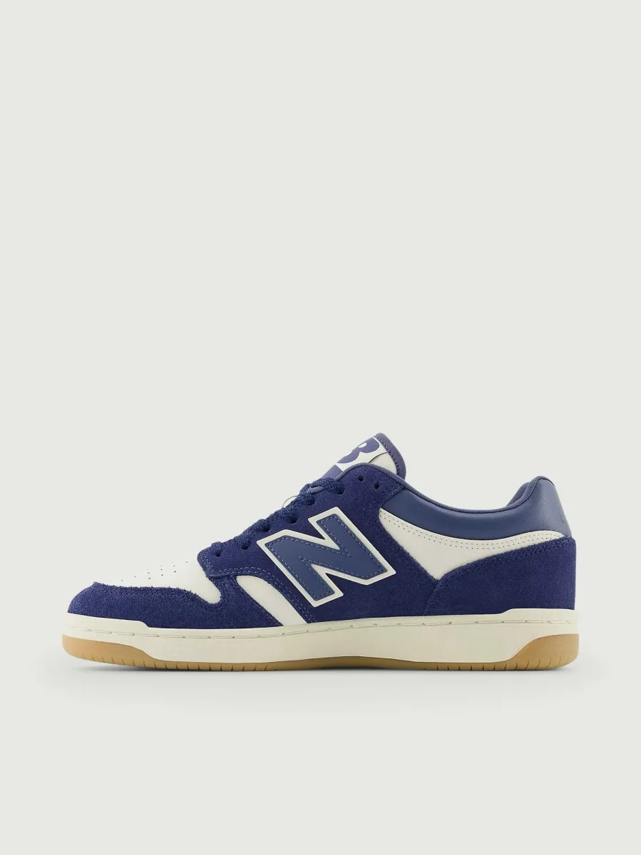 Sneaker NEW BALANCE 480 Bianco NAVY - immagine 4