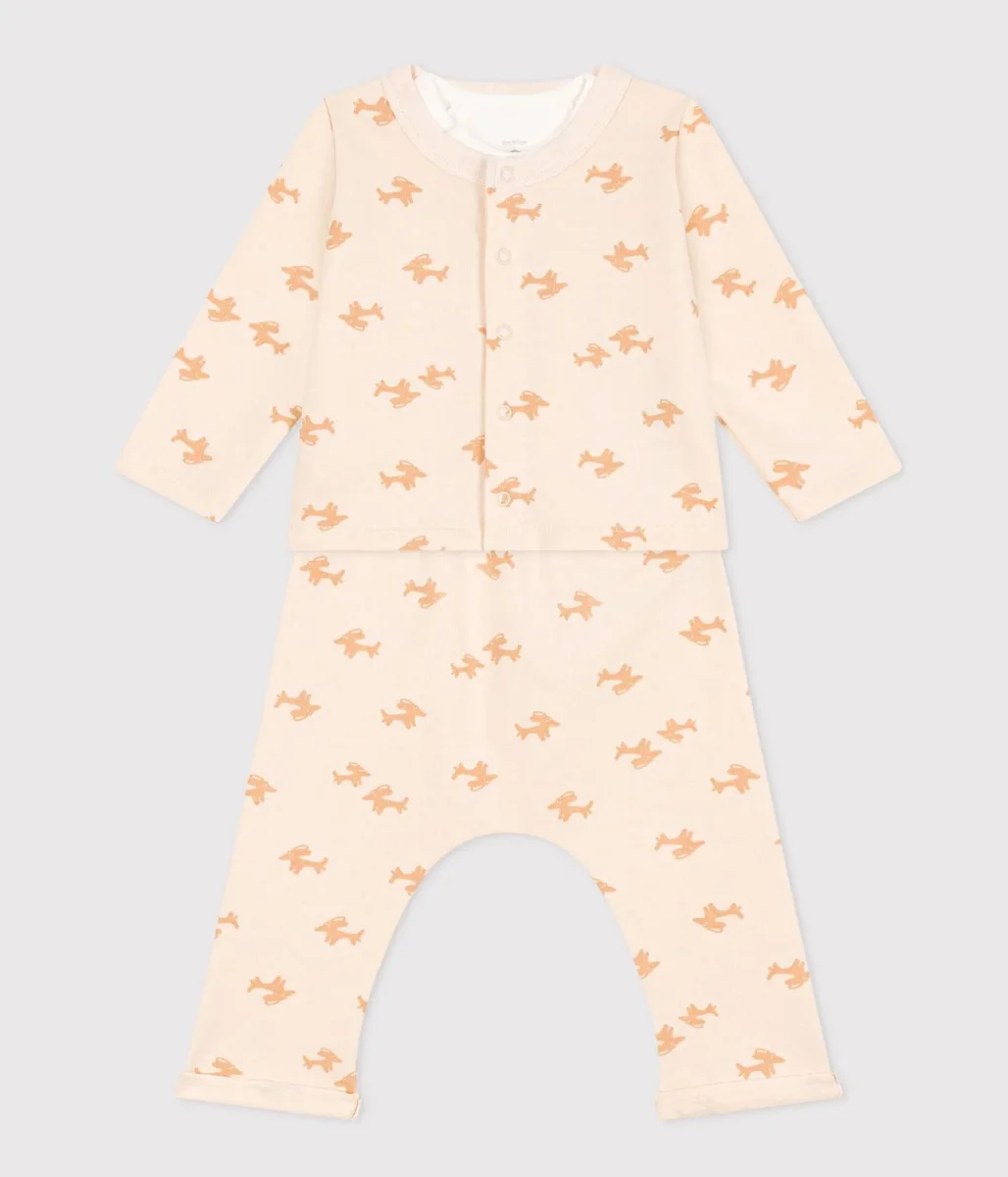 COMPLETO IN TESSUTO FELPATO CON STAMPA PER BEBÈ - immagine 3