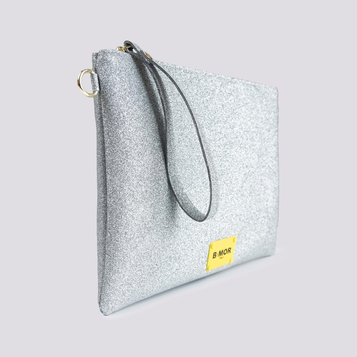 POCHETTE EASY GLITTER ARGENTO - immagine 6