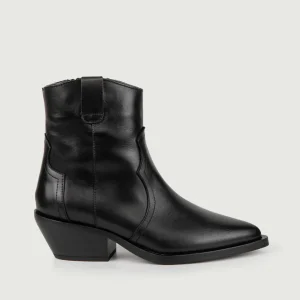 TEXANO IN PELLE NERA