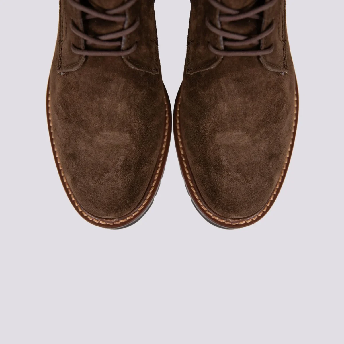 ANFIBIO CON LACCI IN CAMOSCIO MARRONE - immagine 5