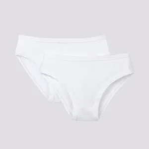 CONFEZIONE DA 2 SLIP BIANCHI RAGAZZA