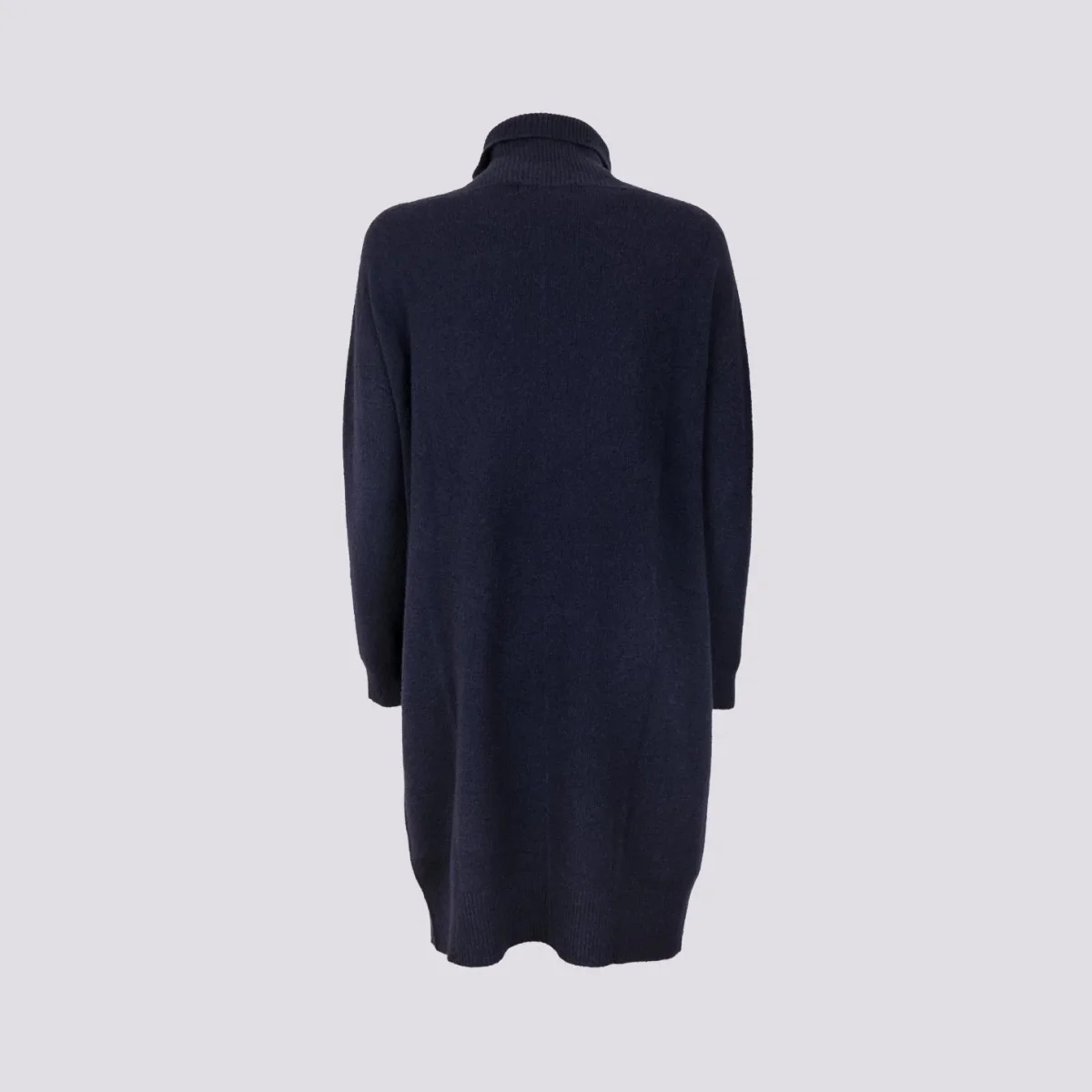 MAGLIA ABITO CON COLLO ALTO BLU - immagine 5