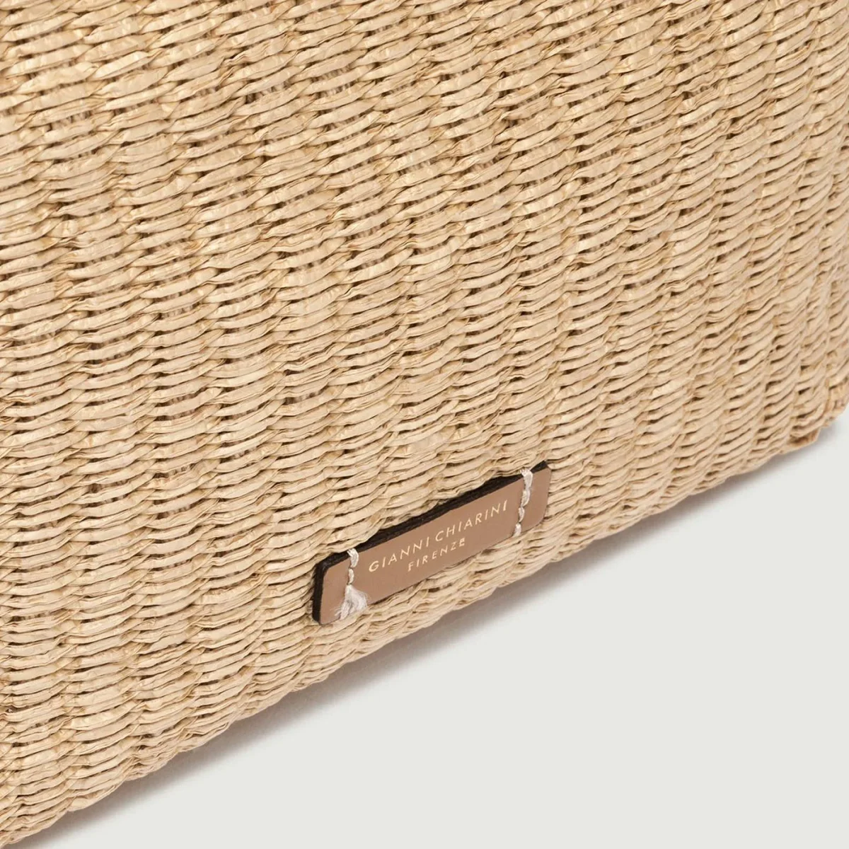 TRACOLLA BRENDA EFFETTO PAGLIA CON DETTAGLI CUOIO - immagine 5