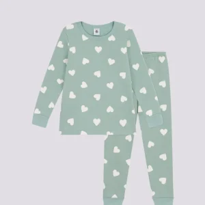 PIGIAMA A CUORI IN TESSUTO FELPATO