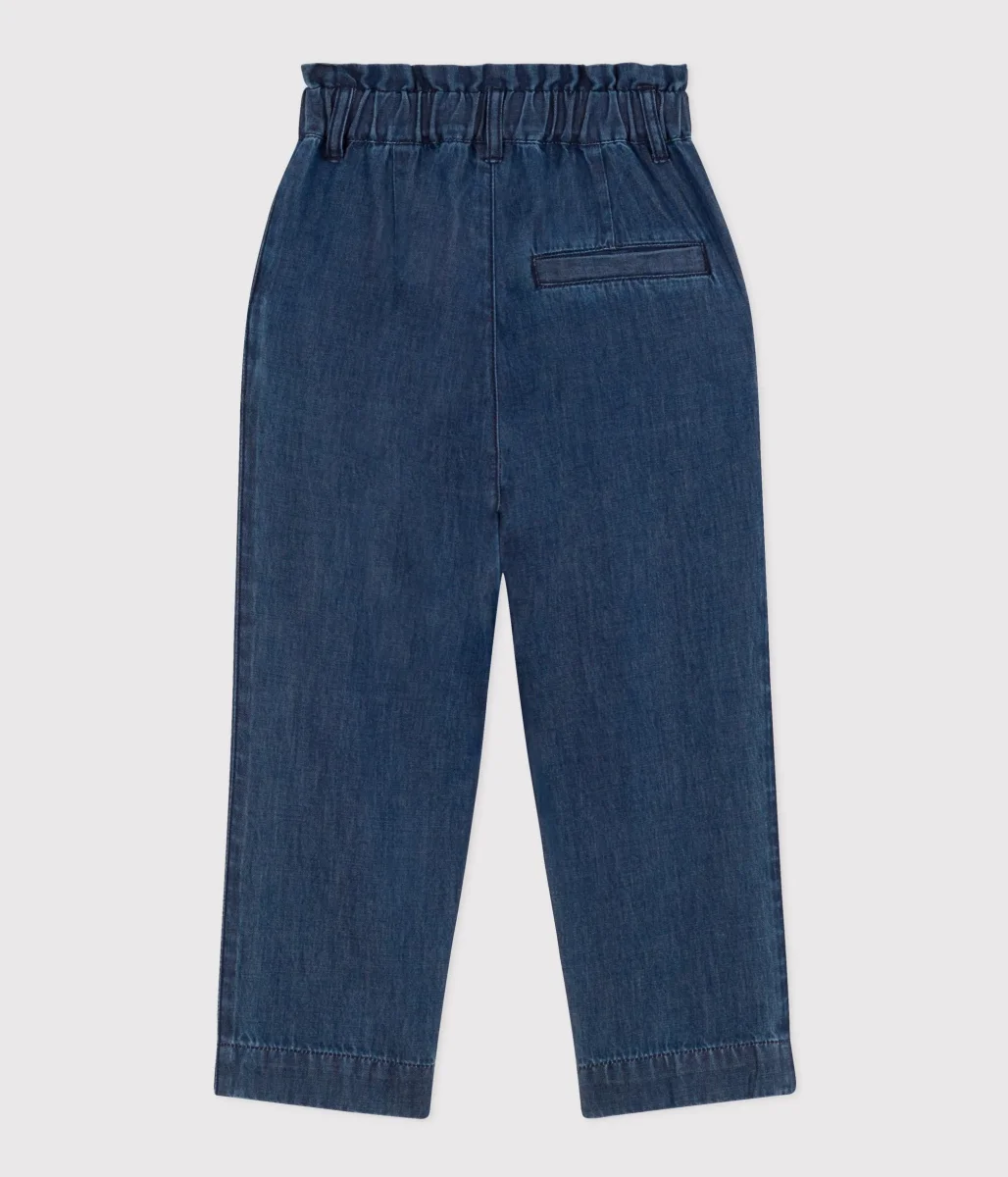 PANTALONI DRITTI IN DENIM LEGGERO BAMBINA - immagine 8