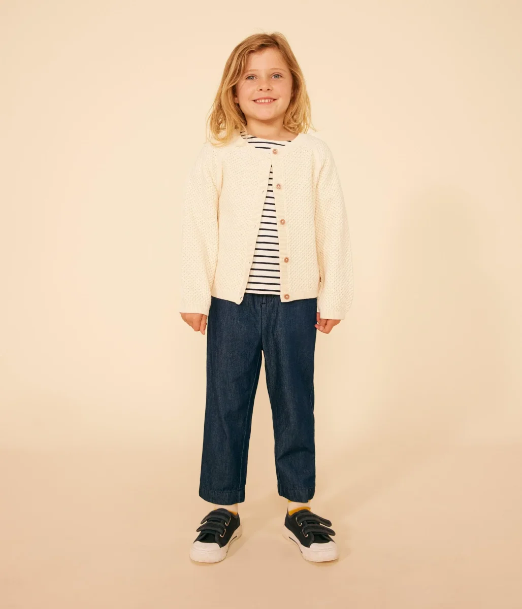 PANTALONI DRITTI IN DENIM LEGGERO BAMBINA - immagine 5