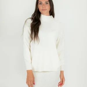 LUPETTO IN MAGLIA PANNA