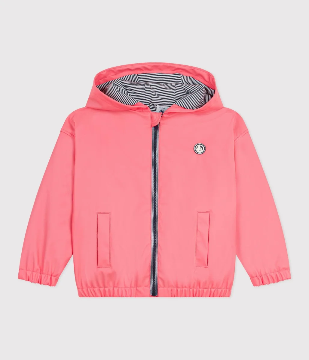 Giubbino impermeabile unisex rosa