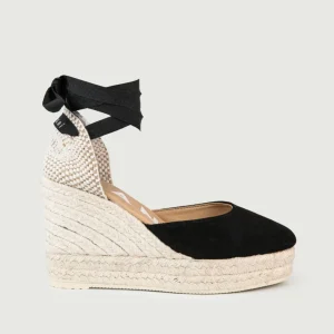 ESPADRILLAS ALTE SCAMOSCIATE NERE